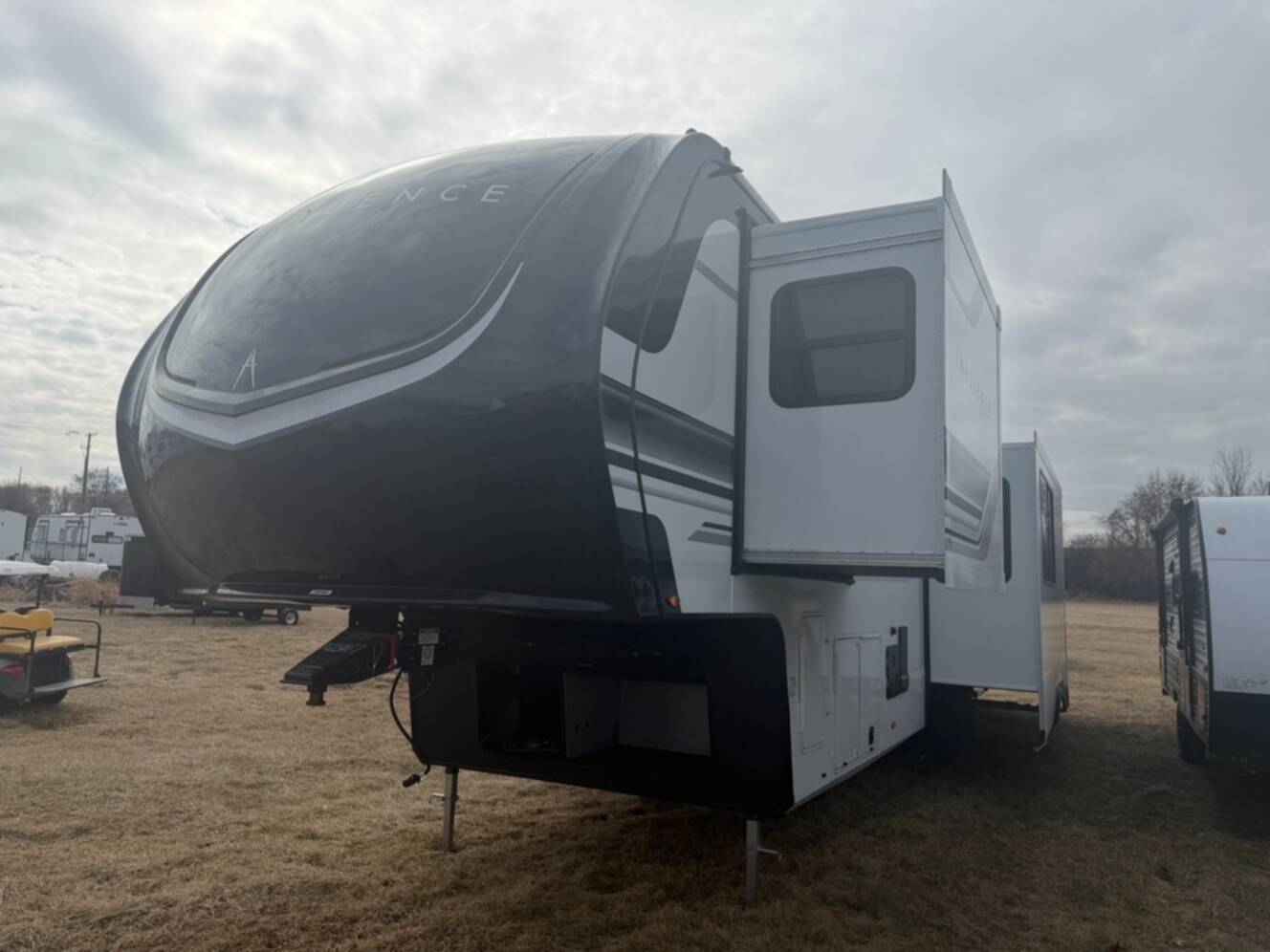 A photo of this 2026 Grand Design Influence 3904BH