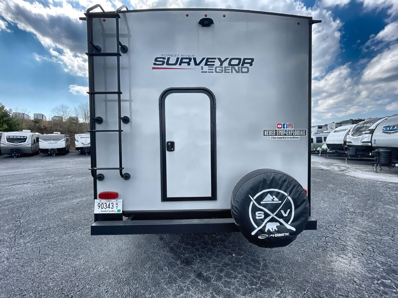 A photo of this 2023 Forest River SURVEYOR 276BHLE