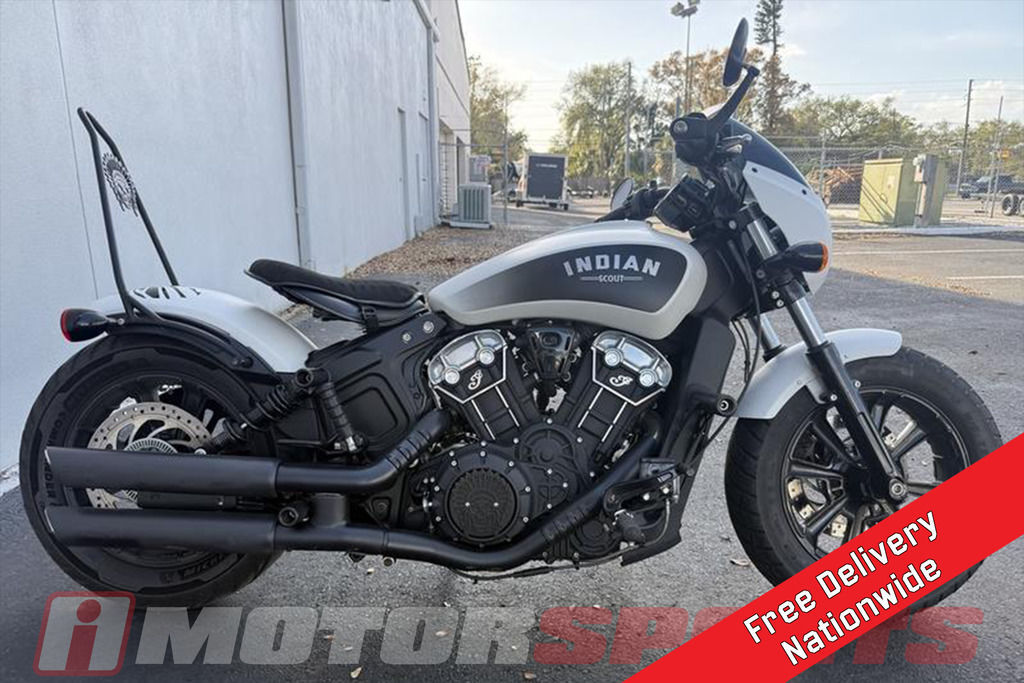 2019 Indian Motorcycle Scout Bobber ABS White Smoke BOBBER ABS in Saint Petersburg, FL
