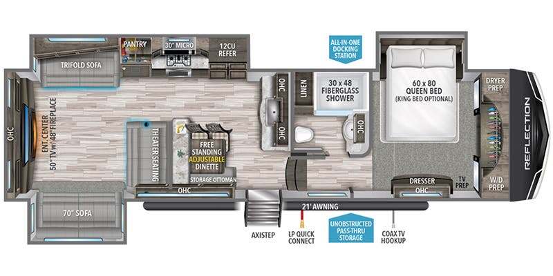 2023 Grand Design Reflection 341RDS in defuniak springs FL