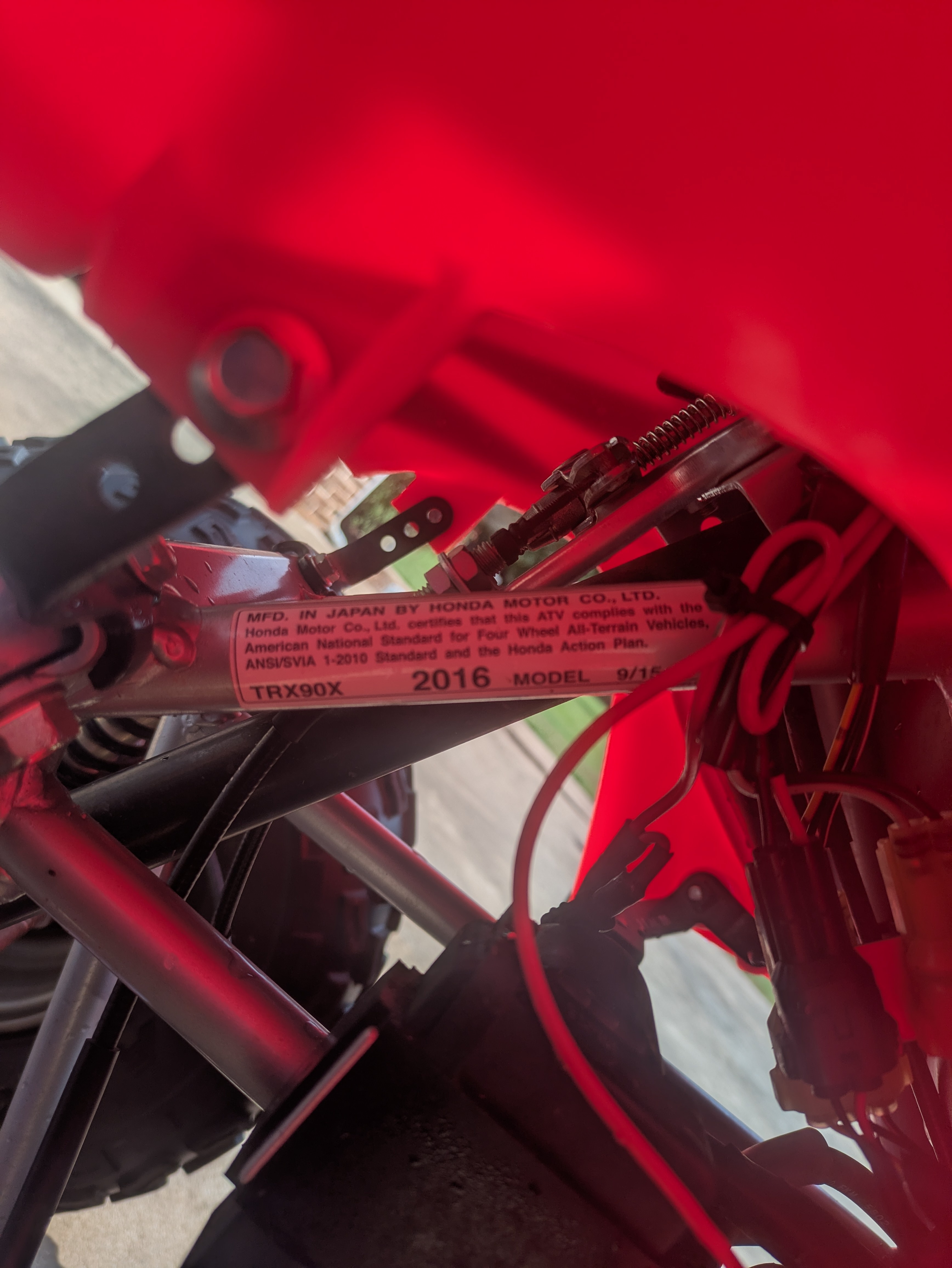 2016 Honda TRX 90X in forsyth GA