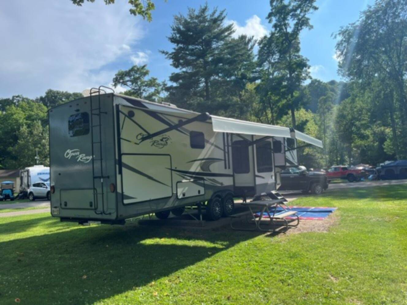 A photo of this 2024 Highland Ridge OPEN RANGE 373RBS