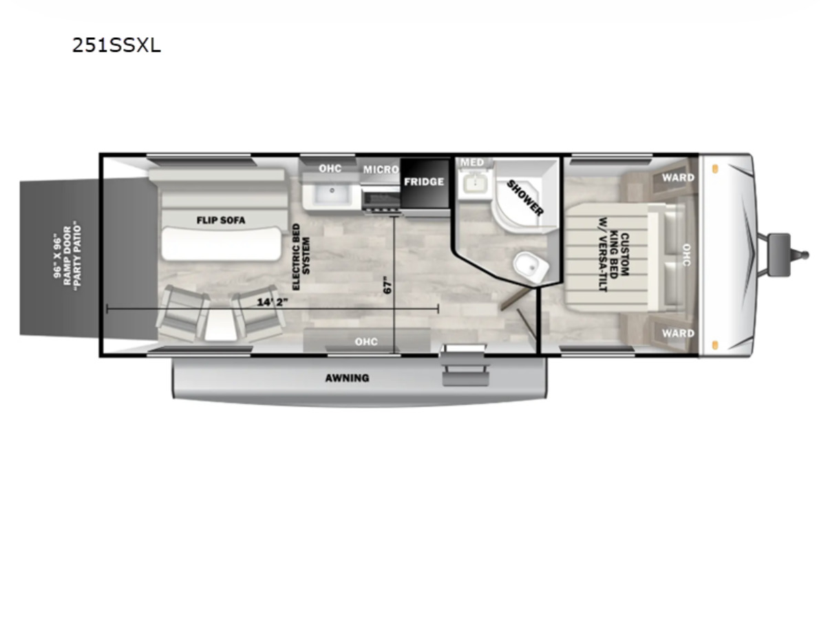 2021 Forest River SALEM CRUISE LITE T251SSXL RV