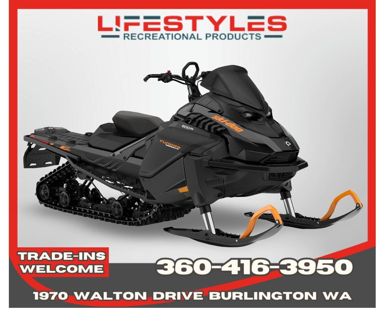 2027 Ski-Doo Tundra Sport 600 ACE ES Cobra 1.6 ACE 600 in burlington WA
