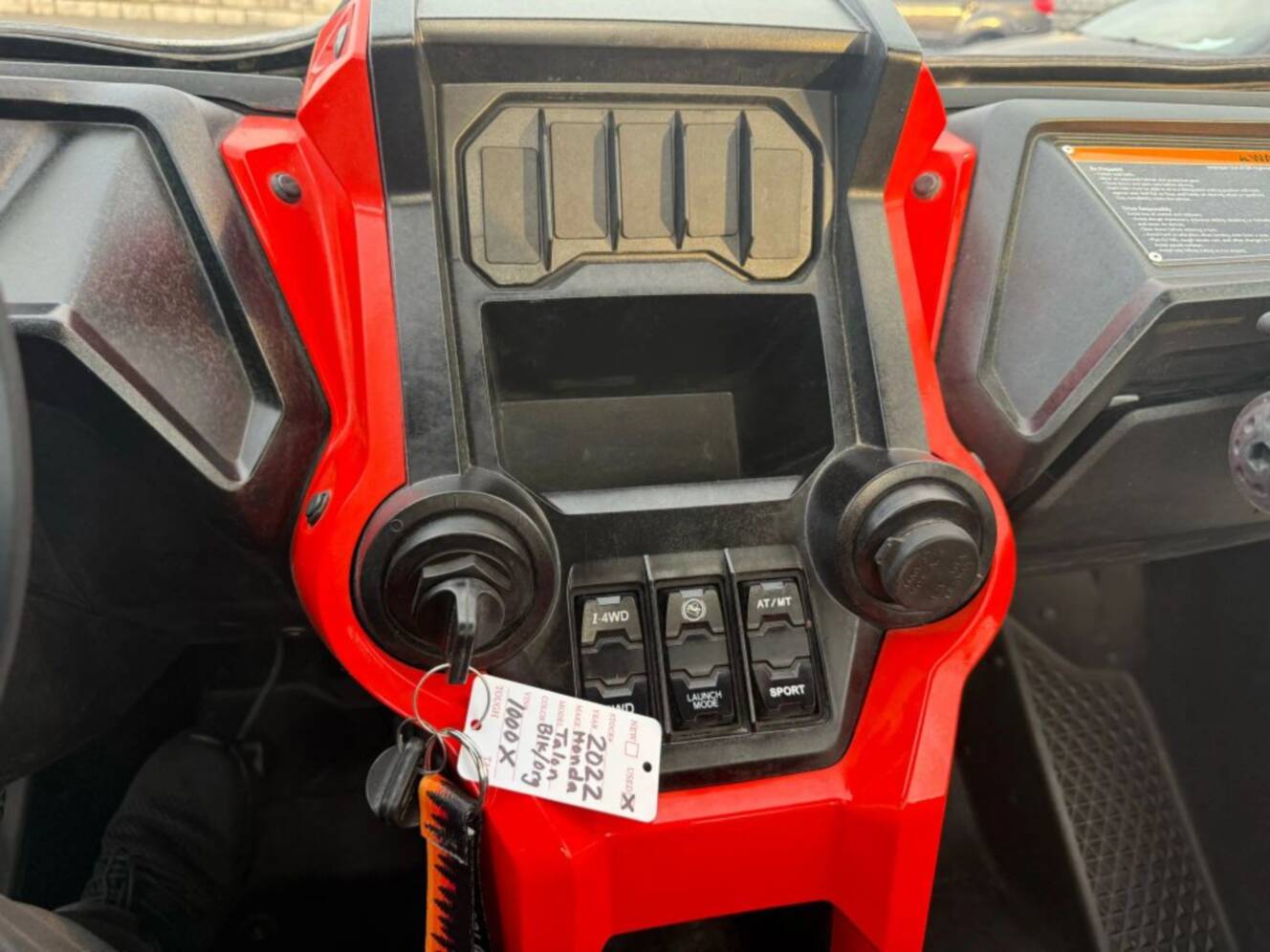 A photo of this 2022 Honda TALON 1000X