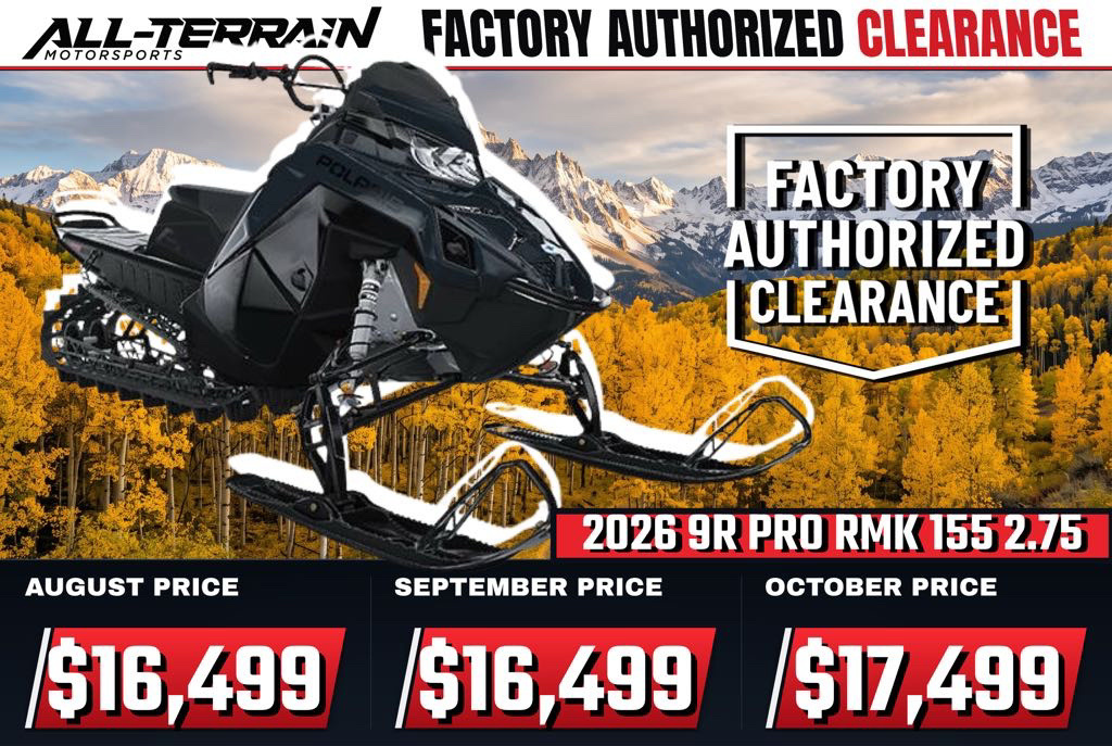 2026 Polaris 9R RMK PRO 155 2.75 MS 850 in grand junction CO