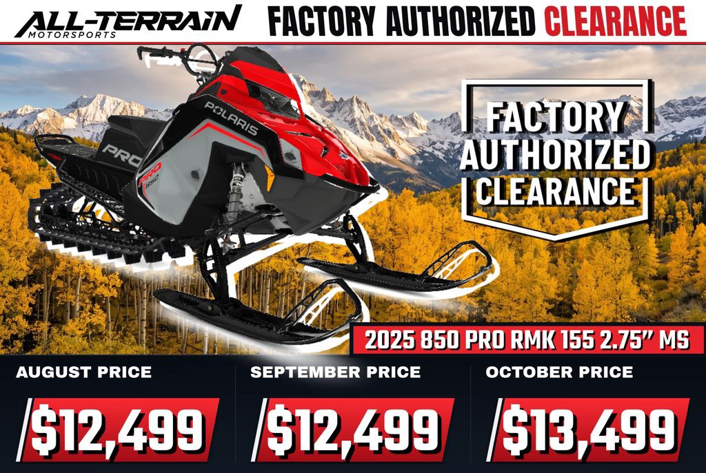 2025 Polaris 850 PRO-RMK Slash 155 2.75" MS 165 2.75-INCH in grand junction CO