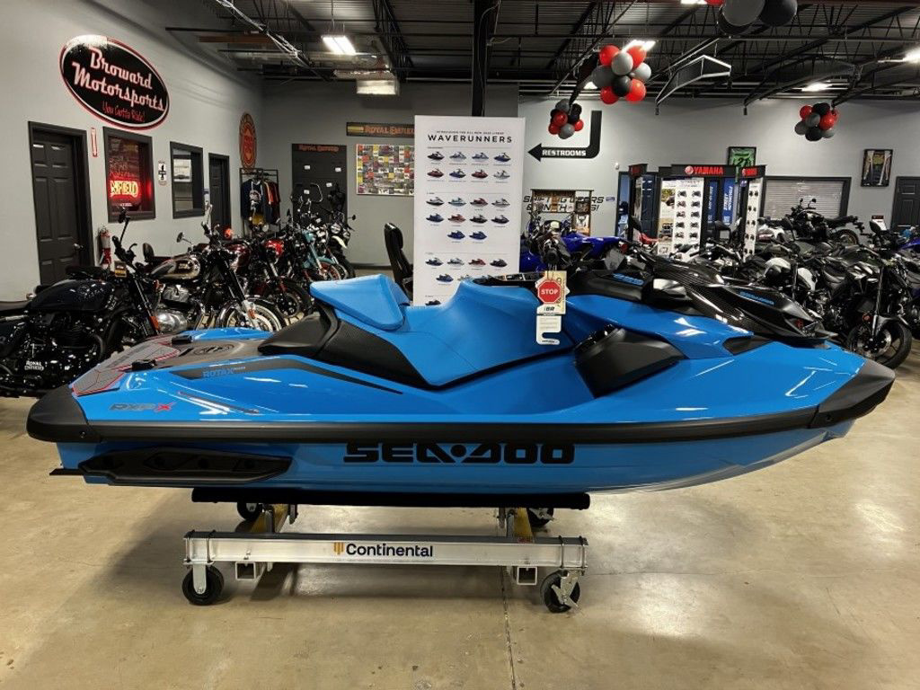 2026 Sea-Doo RXP-X 325 Tech, BRP Premium A, iBR Gulfstream Blue P in port richey FL