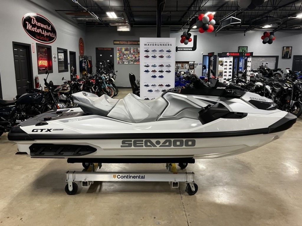 2026 Sea-Doo GTX Limited 325 White Pearl Premium Three Seater PWC boat