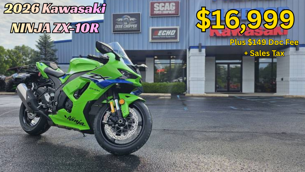 2026 Kawasaki Ninja ZX -10R BASE in Whiteland, IN