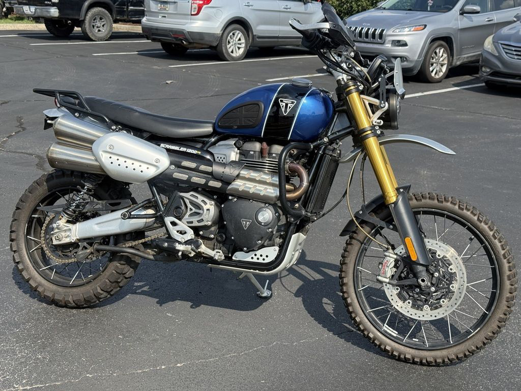 2019 Triumph Scrambler 1200 XE Cobalt Blue XE 1200 XE in Myrtle Beach, SC
