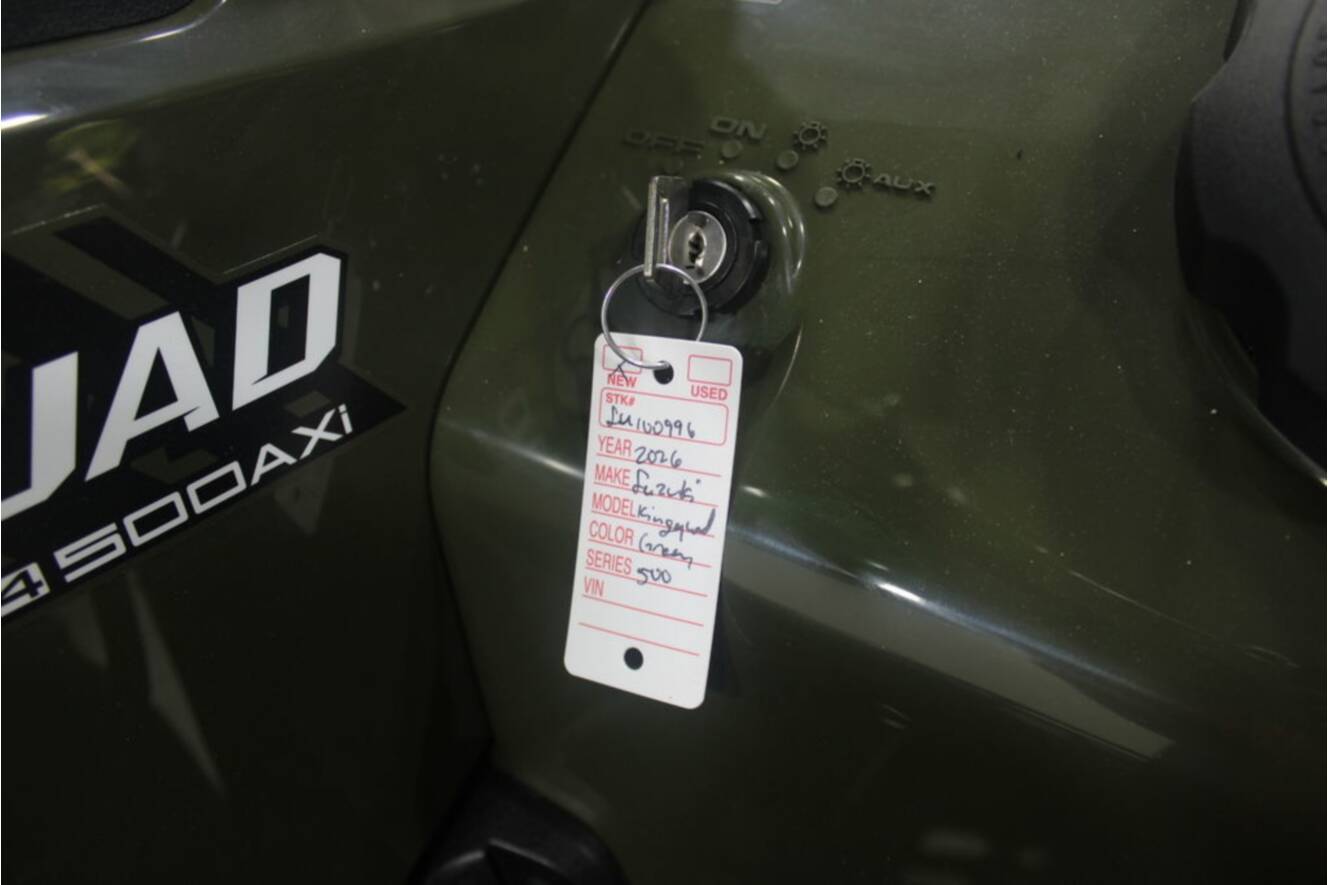 A photo of this 2026 Suzuki KingQuad 500 AXi Power Steering