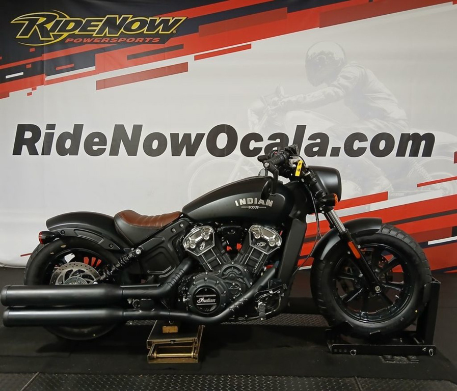 2019 Indian Scout Bobber ABS Thunder Black Smoke BOBBER ABS in Ocala, FL