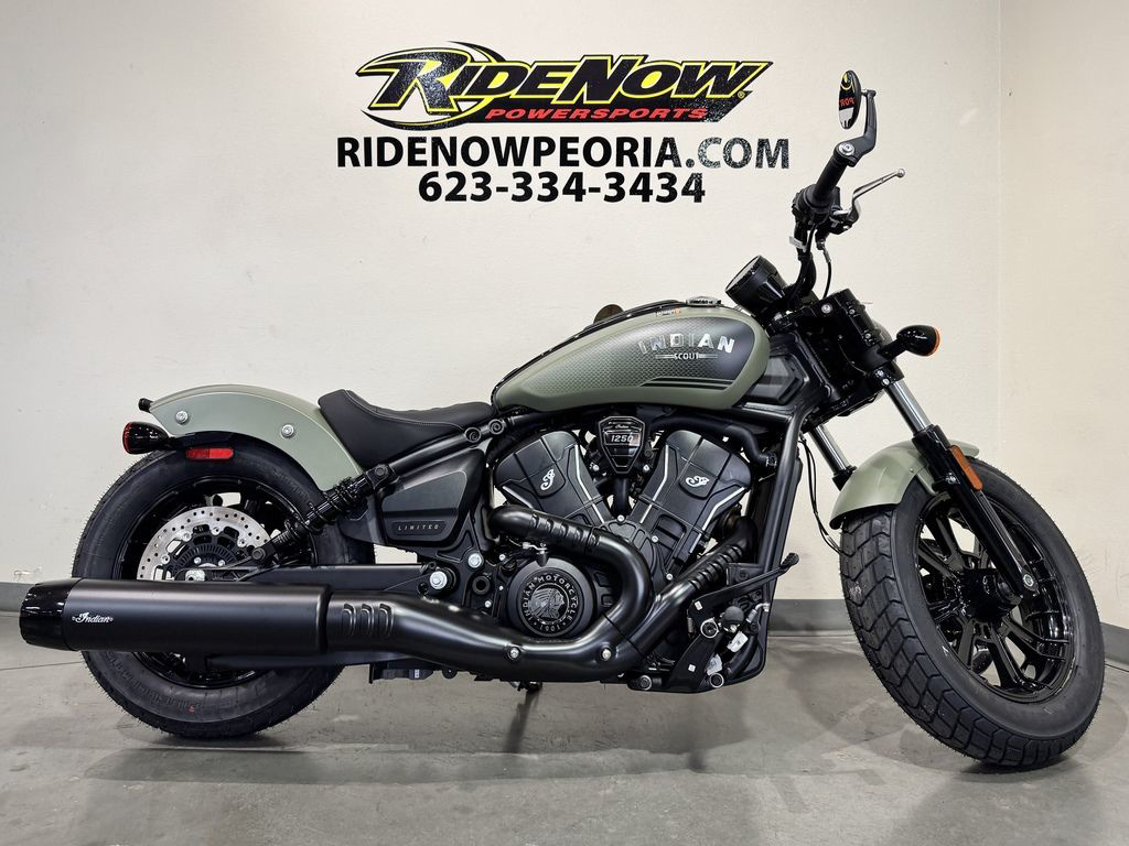 2026 Indian Scout Bobber Limited +Tech Moss Green Smoke LIMITED + TECH in Peoria, AZ
