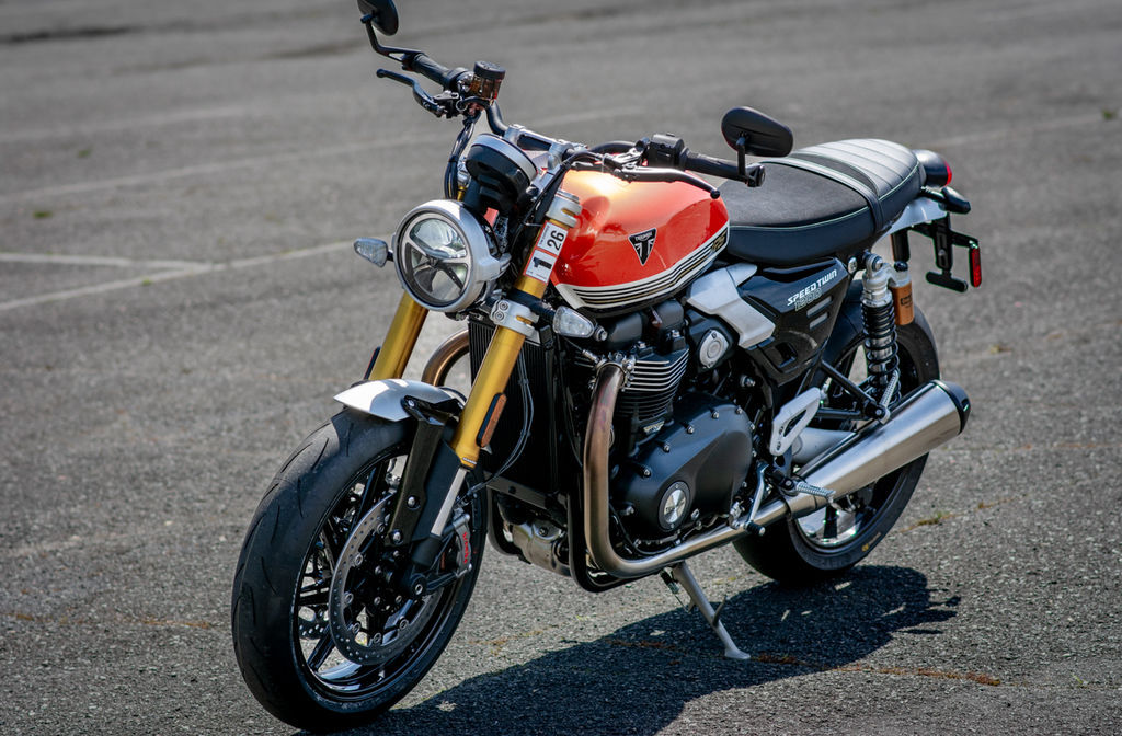 2025 Triumph Speed Twin 1200 RS Baja Orange/Sapphire Black in Richmond, VA