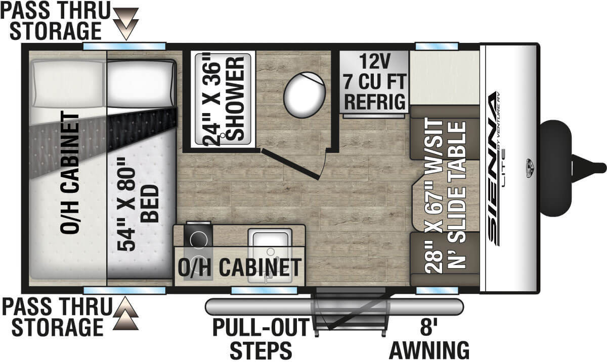 2026 Venture Rv Sienna Lite 140VFD SA140VFD in blue grass IA
