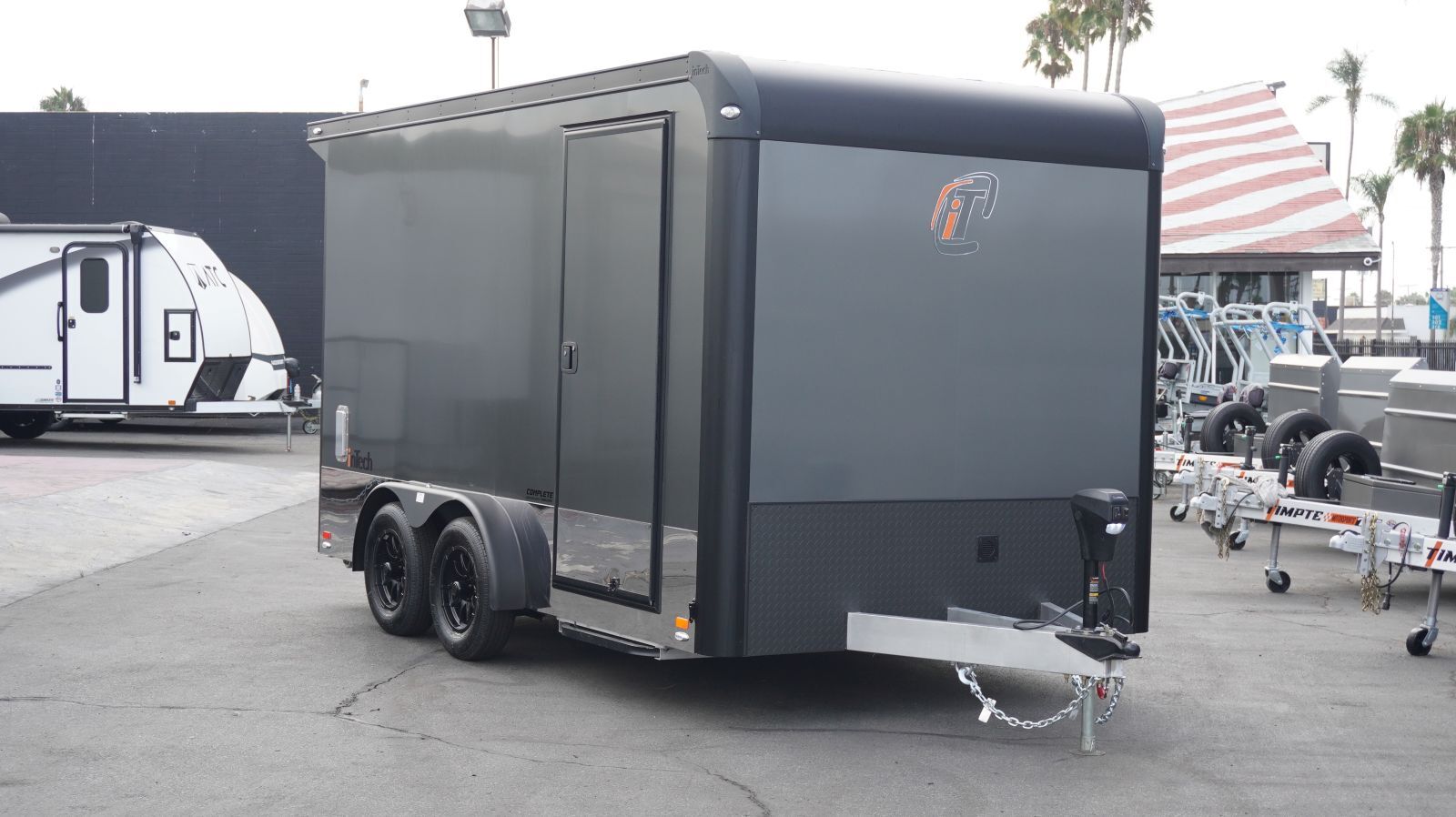2026 INTECH TRAILERS BTA 7.5X14 ALUMINUM MOTORCYCLE HAULER in Oceanside, CA