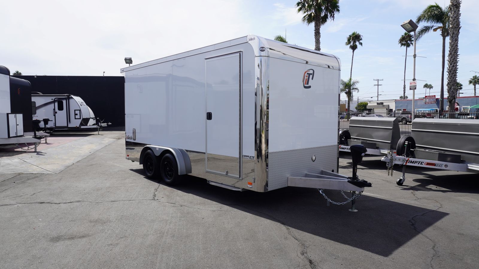 2026 INTECH TRAILERS BTA 7.5X16 ALUMINUM MOTORCYCLE HAULER in Oceanside, CA