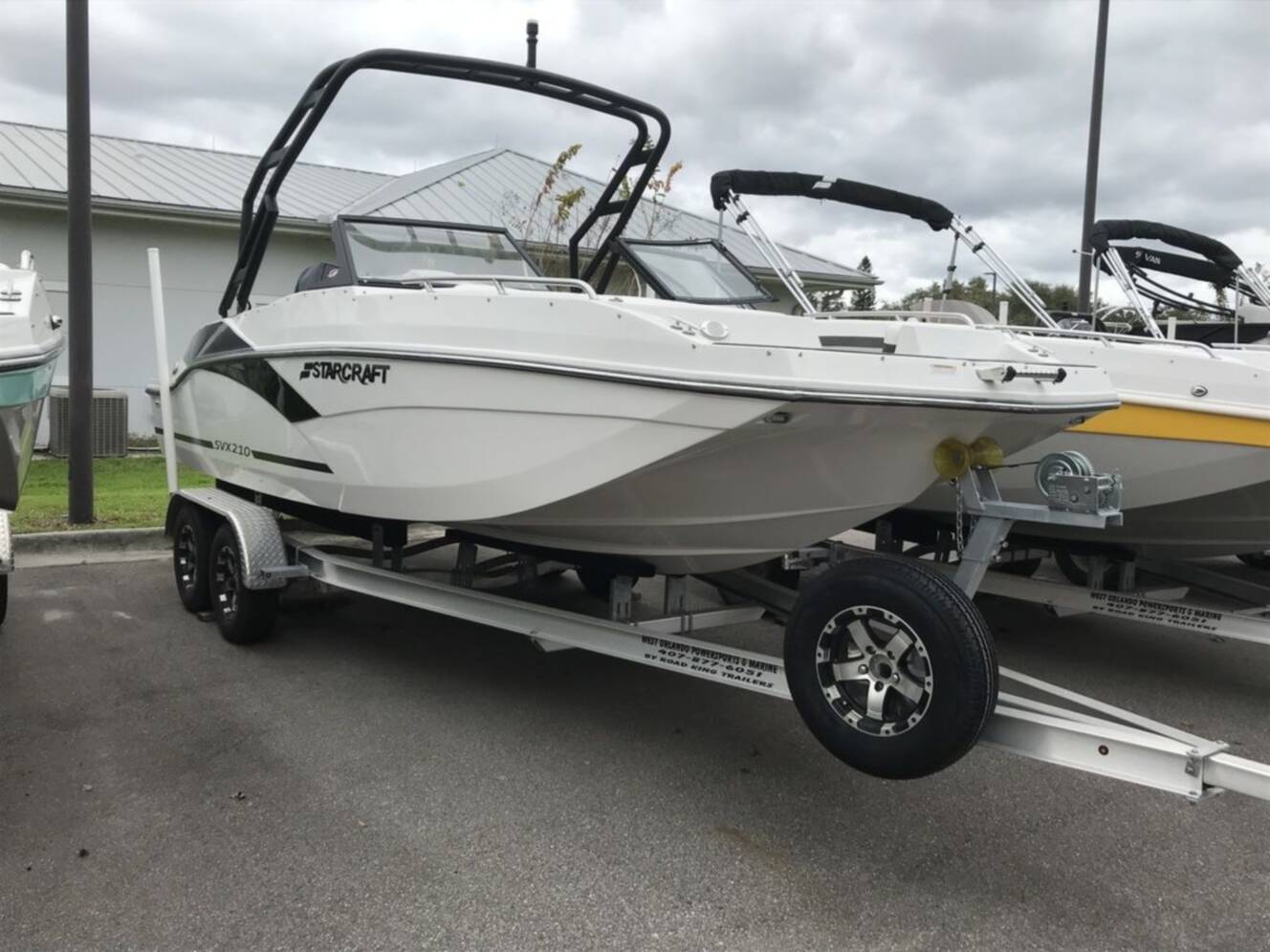 A photo of this 2023 Starcraft Marine SVX OB 210 OB DC