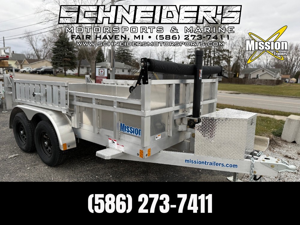 2026 Mission 6X12 Aluminum Commercial Dump Trailer in fair haven MI
