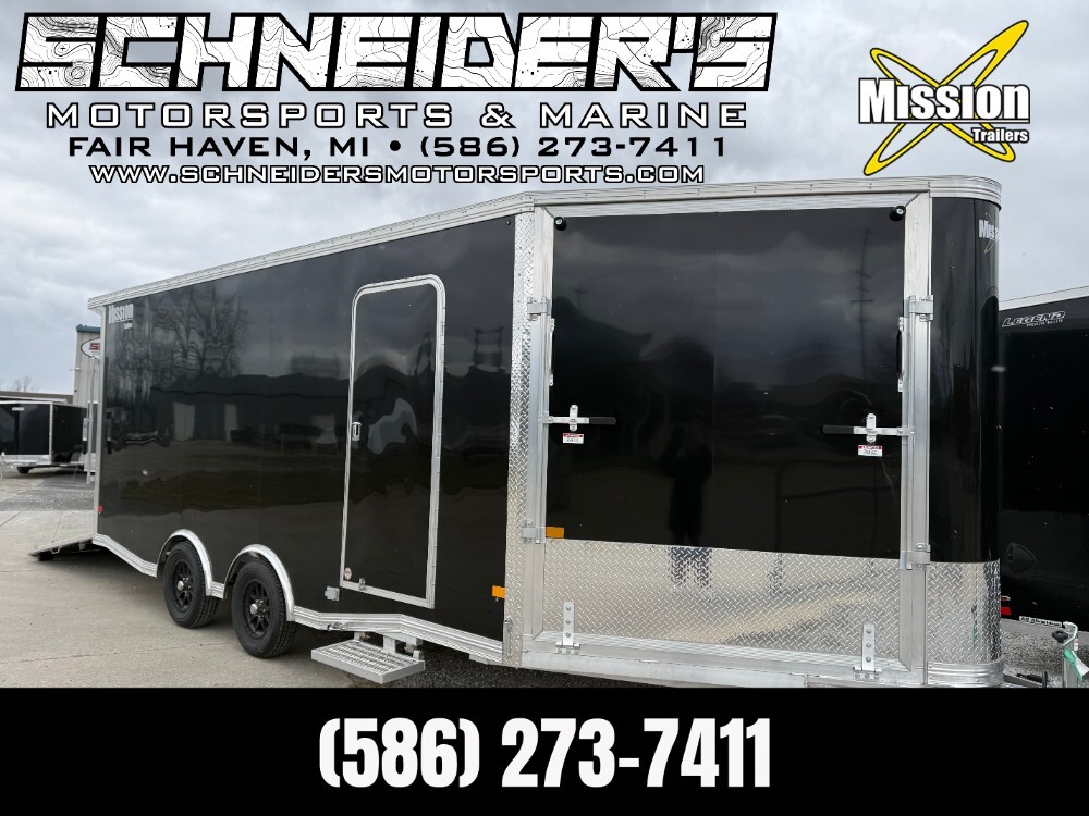2026 Mission 8.5X18 All Sport Peak Value Enclosed Snowmobile Trailer in fair haven MI
