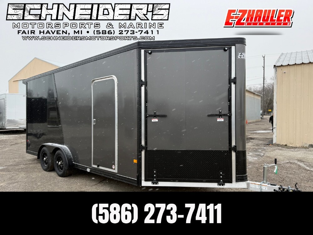 2026 Ez Hauler EZES 7.5X18 Enclosed Snowmobile Trailer in fair haven MI