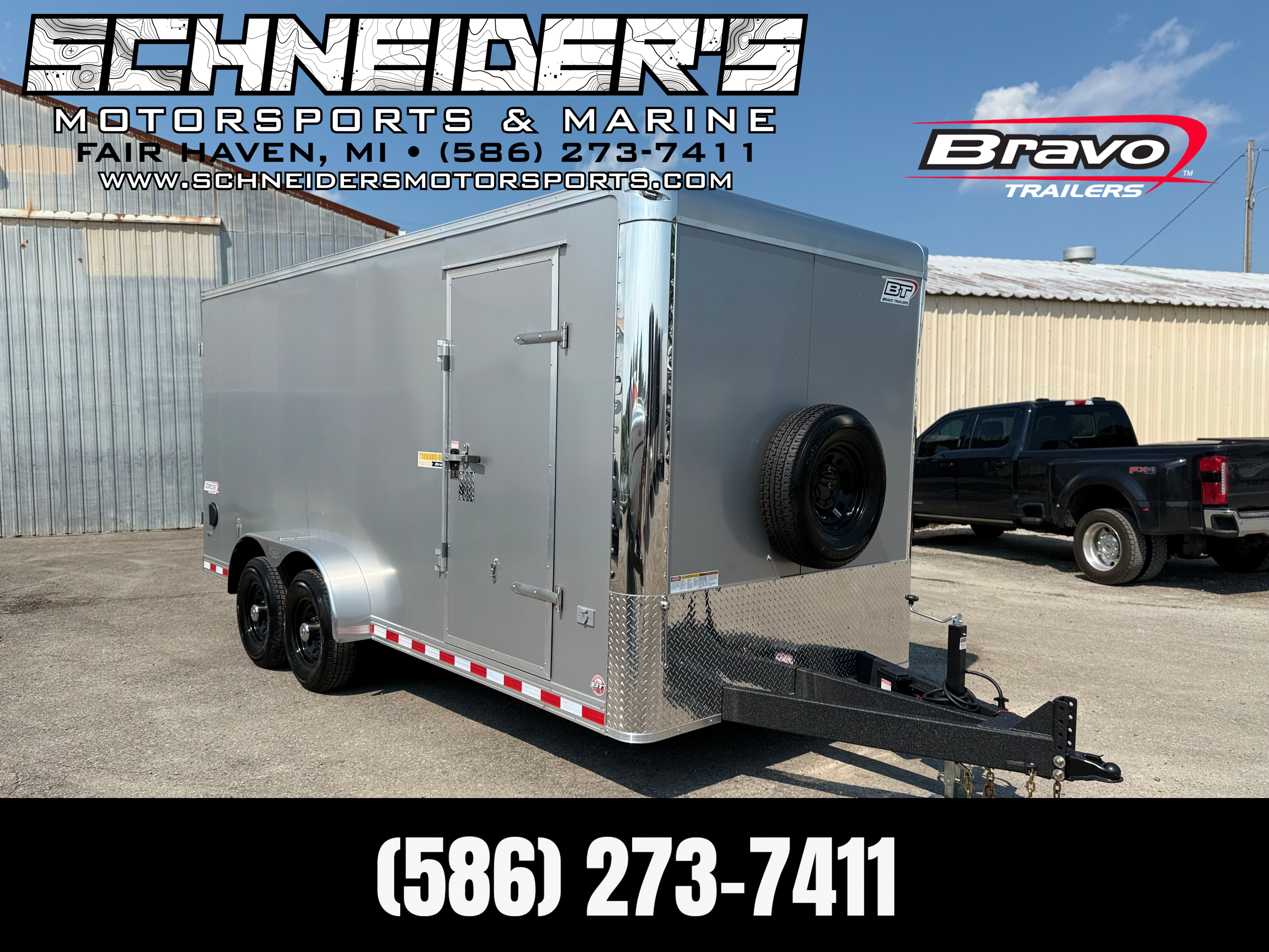 2025 Bravo 7x18 Tradesmen Tandem Axle Enclosed Cargo / Contractor  in fair haven MI