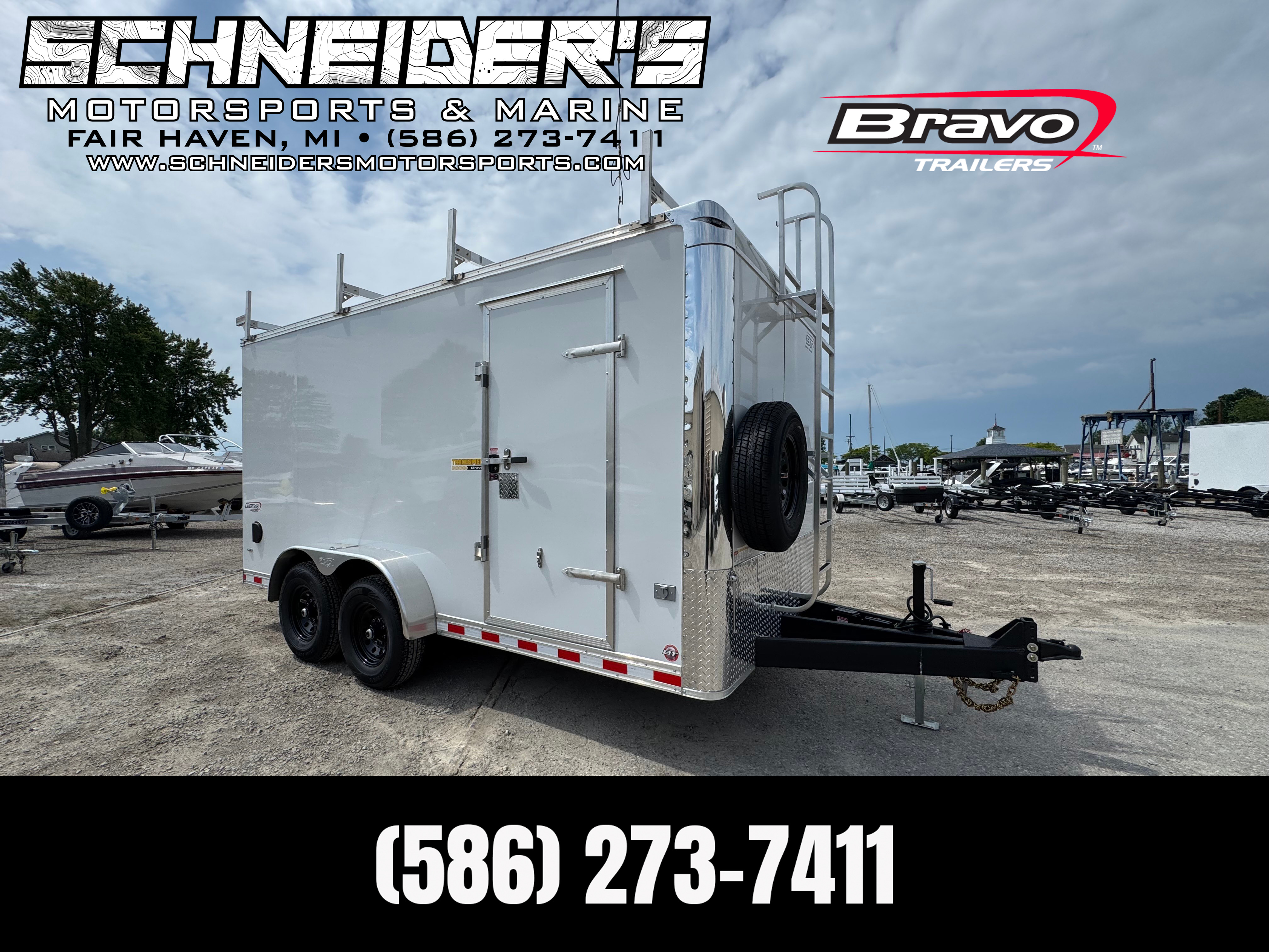 2025 Bravo 7X16 Tradesmen Tandem Axle Enclosed Cargo / Contractor  in fair haven MI