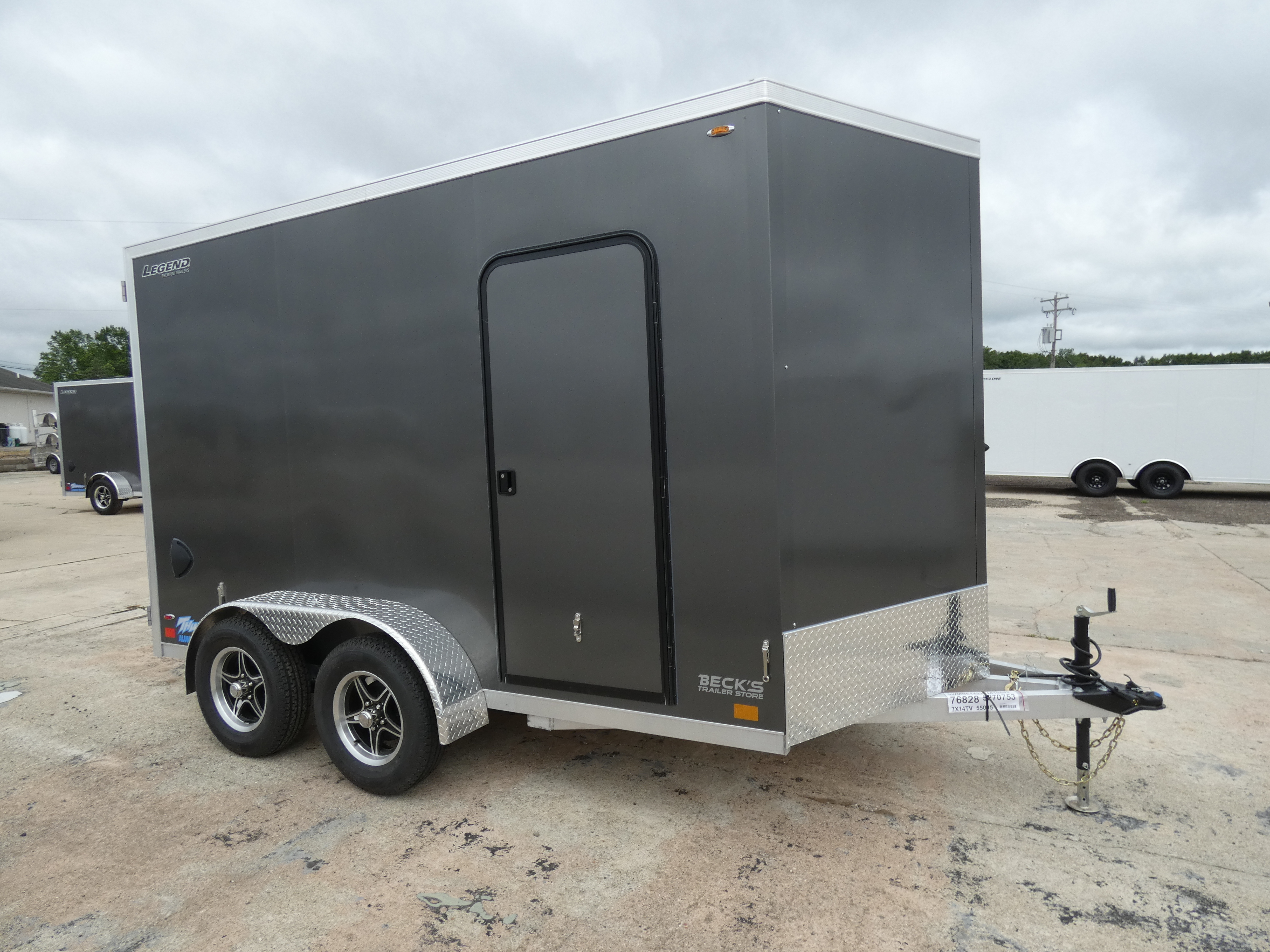 2027 Legend Trailers Thunder V-Nose 7' x 14' Aluminum Enclosed Cargo Trailer in Saint Johns, MI
