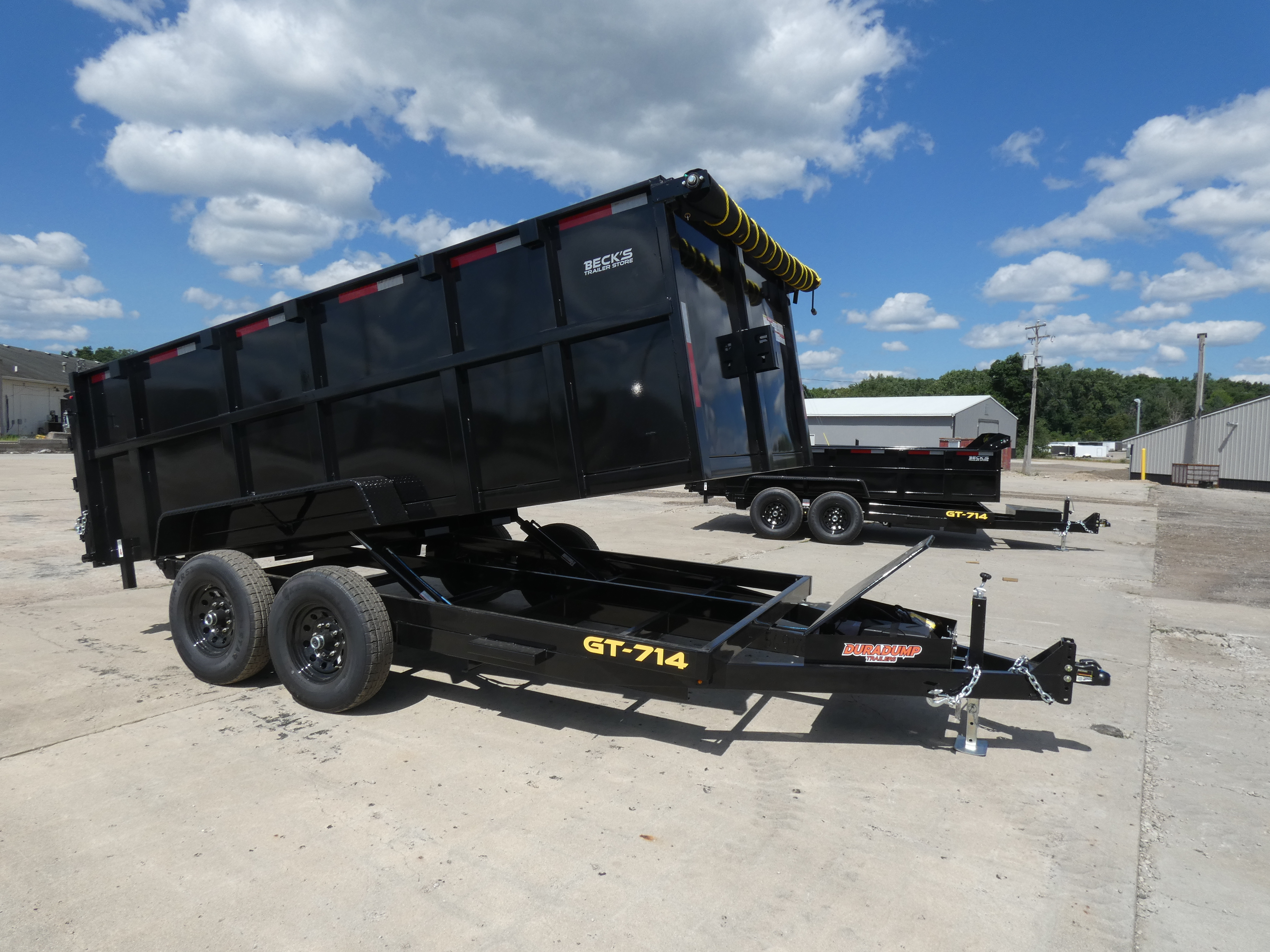 2026 DuraDump 7' x 14' Dump Trailer For Sale - 4' Sides - Flexible Fi in Saint Johns, MI