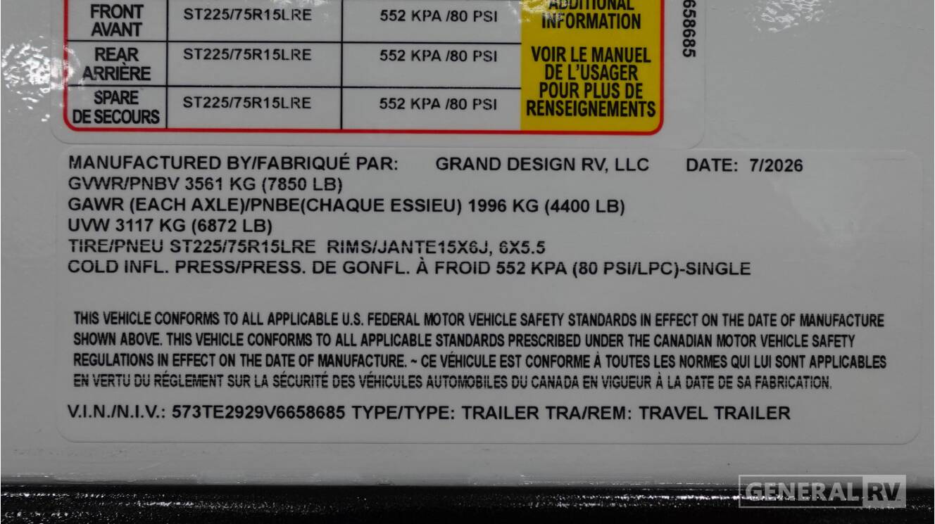 A photo of this 2027 Grand Design IMAGINE 2470BH
