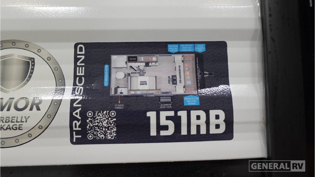 A photo of this 2027 Grand Design TRANSCEND-ONE 151RB