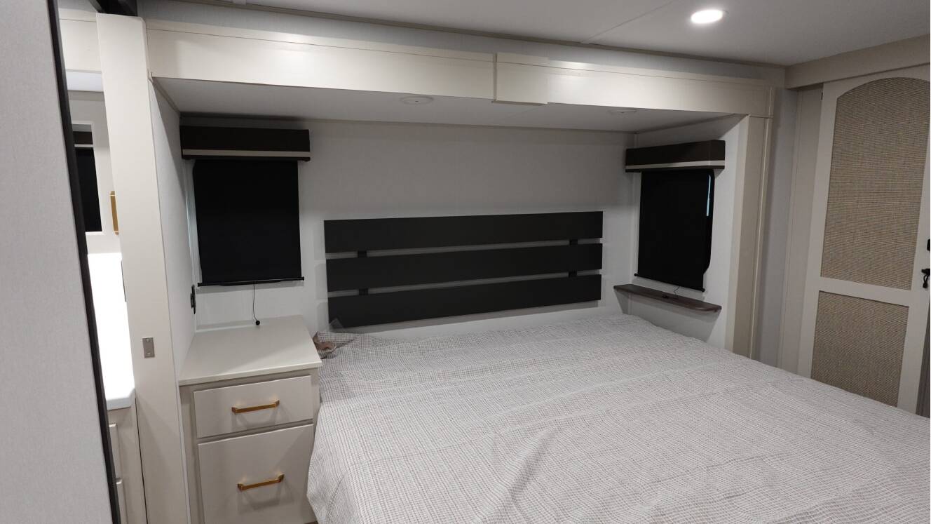 A photo of this 2026 Grand Design INFLUENCE 3203GK
