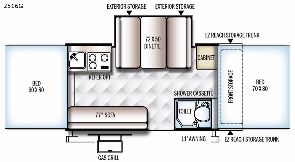 2017 Forest River Rv Rockwood Premier 2516G in east earl PA