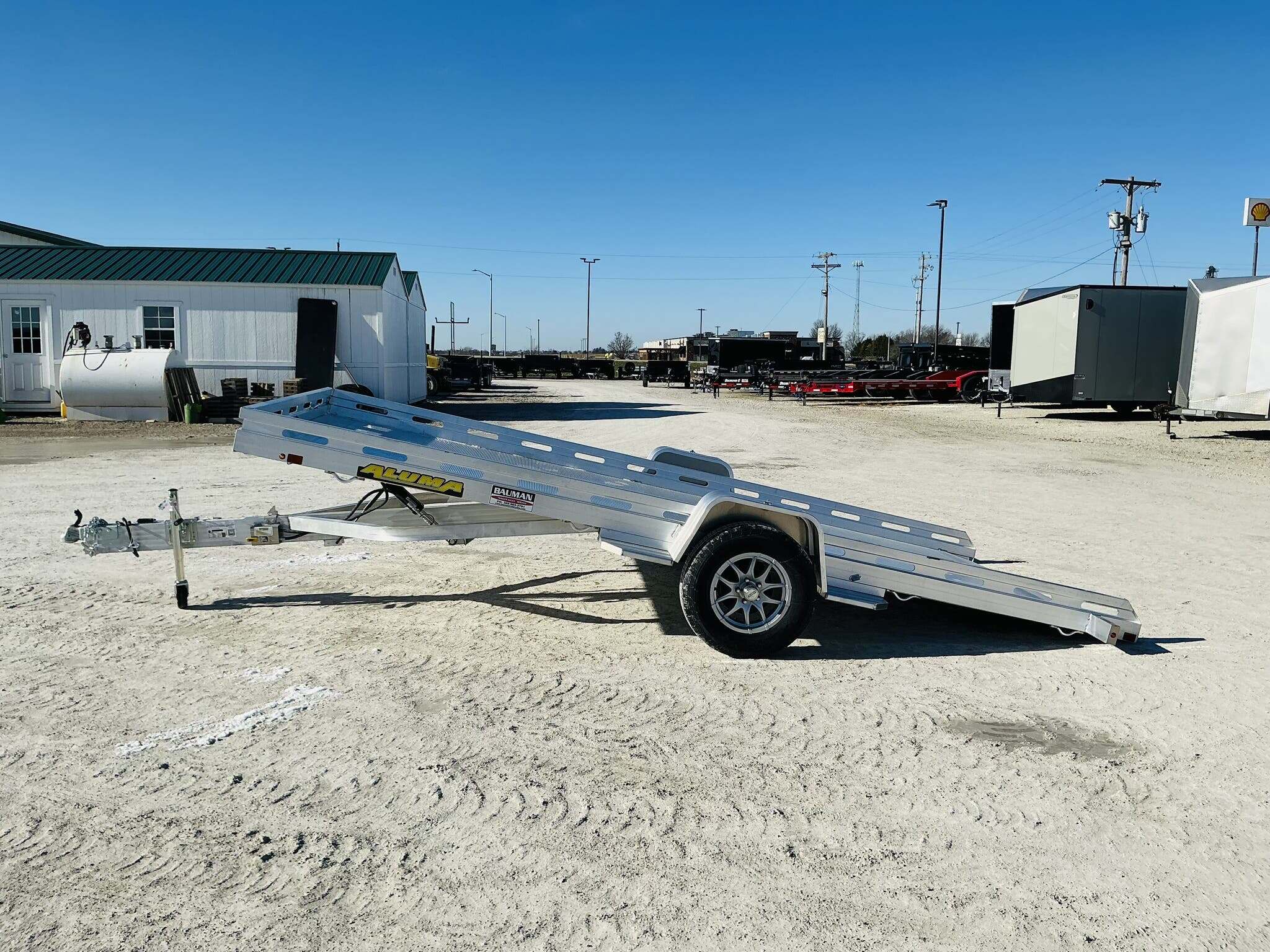 2027 Aluma 8015TILT-S-EL 80x15 TILT SINGLE 4,400# AXLE in Goodfield, IL