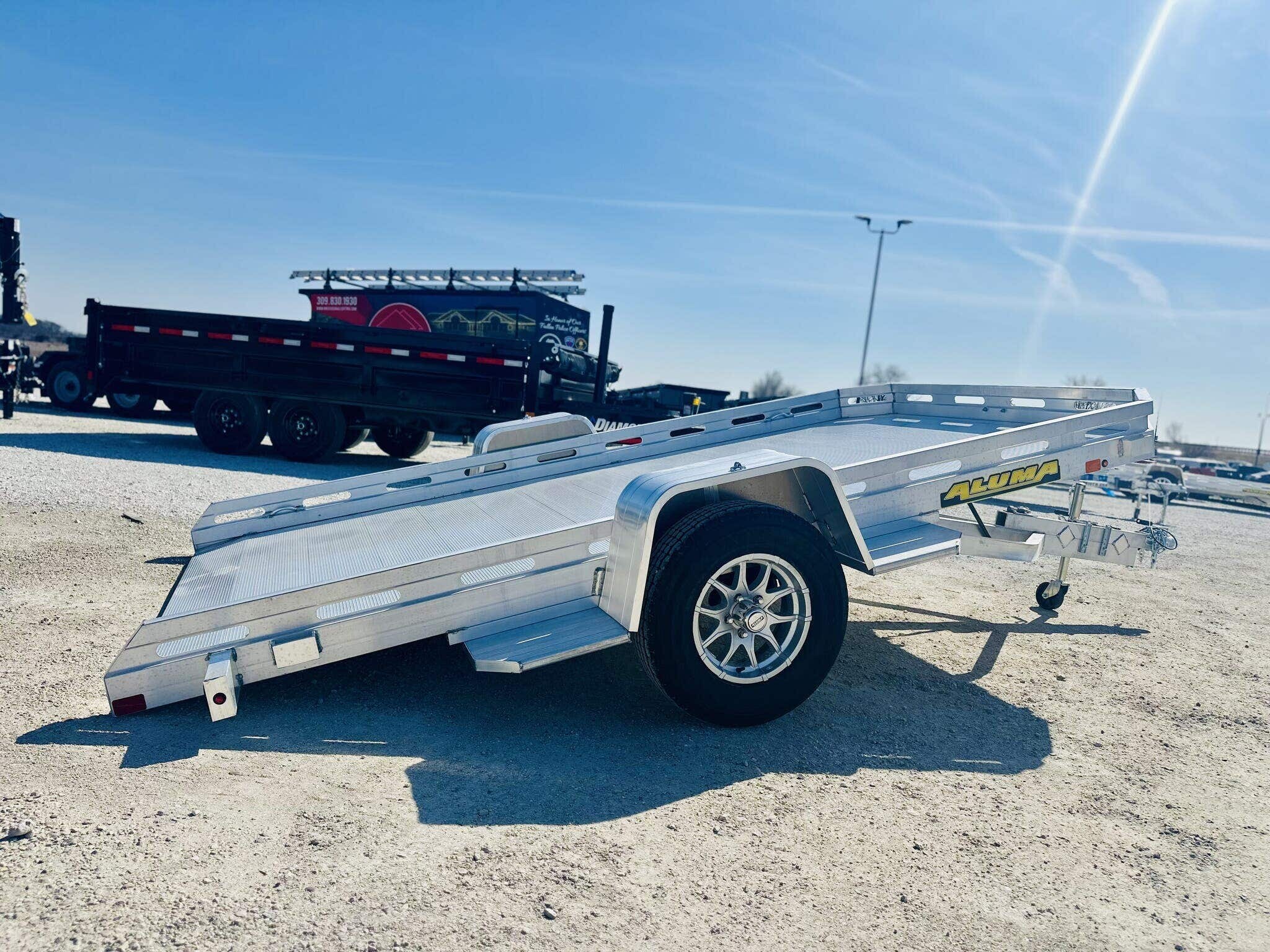 2027 Aluma 7712H-TILT 77X12 HEAVY ALUMA TILT - 3,500# AXLE in Goodfield, IL