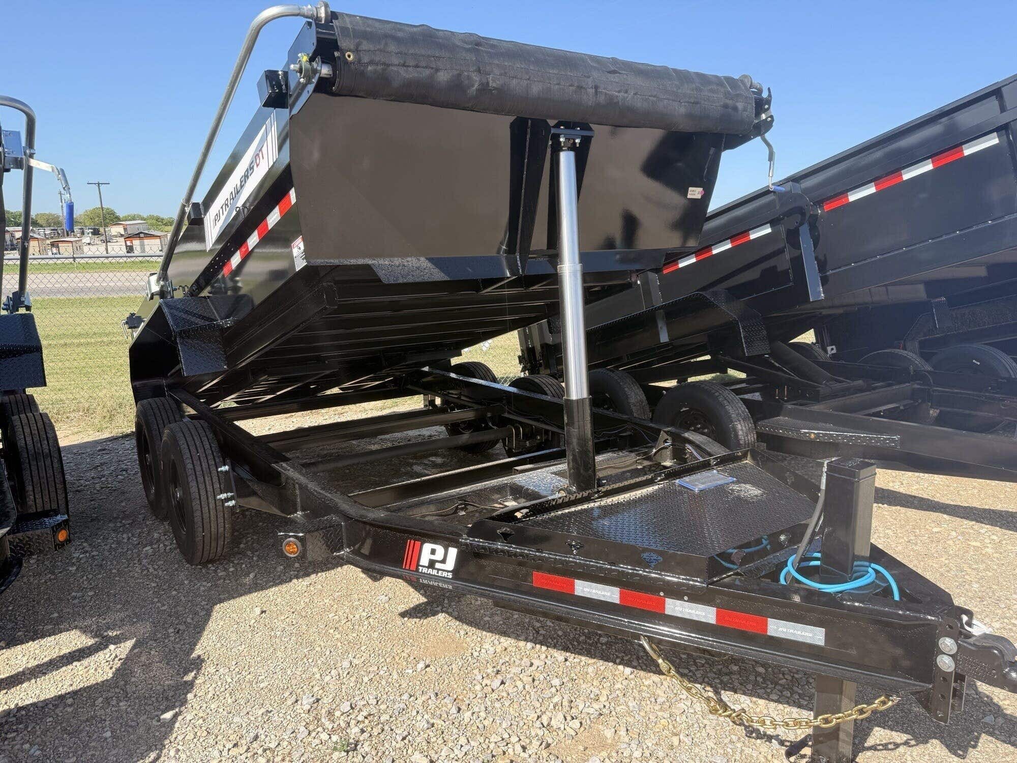 2027 PJ Trailers 83" X 14' LP Telescopic Dump 14K in Decatur, TX