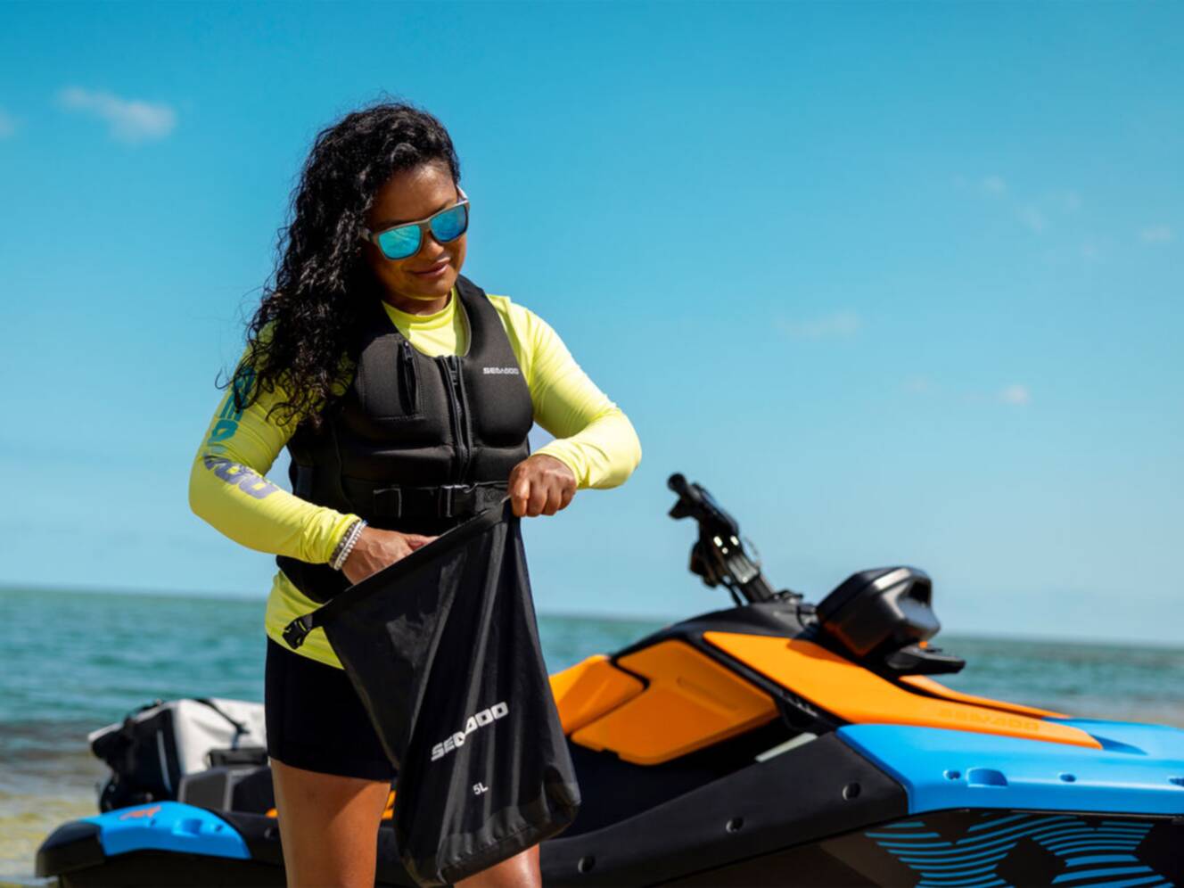 A photo of this 2026 Sea-Doo Spark Trixx for 1 Rotax® 900 ACE - 90 iBR and Au