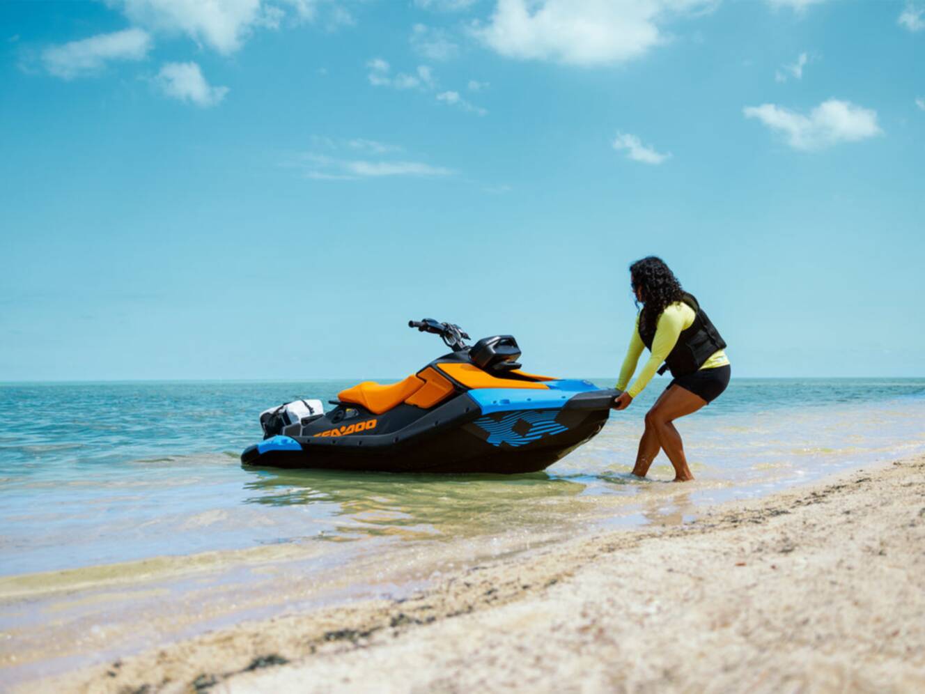 A photo of this 2026 Sea-Doo Spark Trixx for 1 Rotax® 900 ACE - 90 iBR and Au