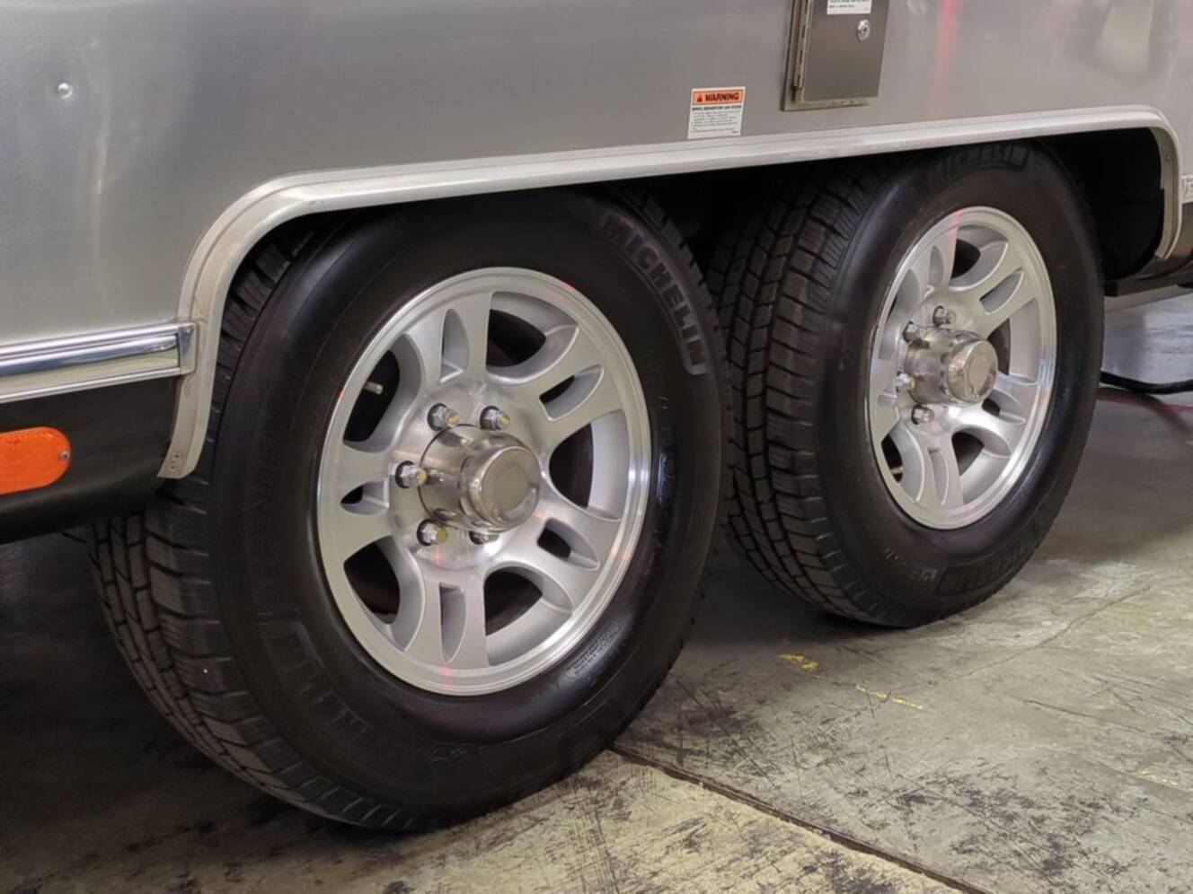 A photo of this 2020 Airstream Classic 33FB Twin