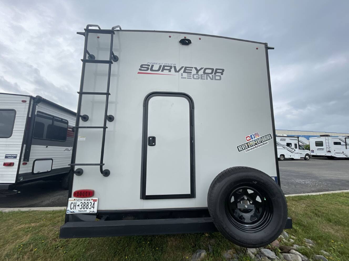 A photo of this 2022 Forest River SURVEYOR 276BHLE