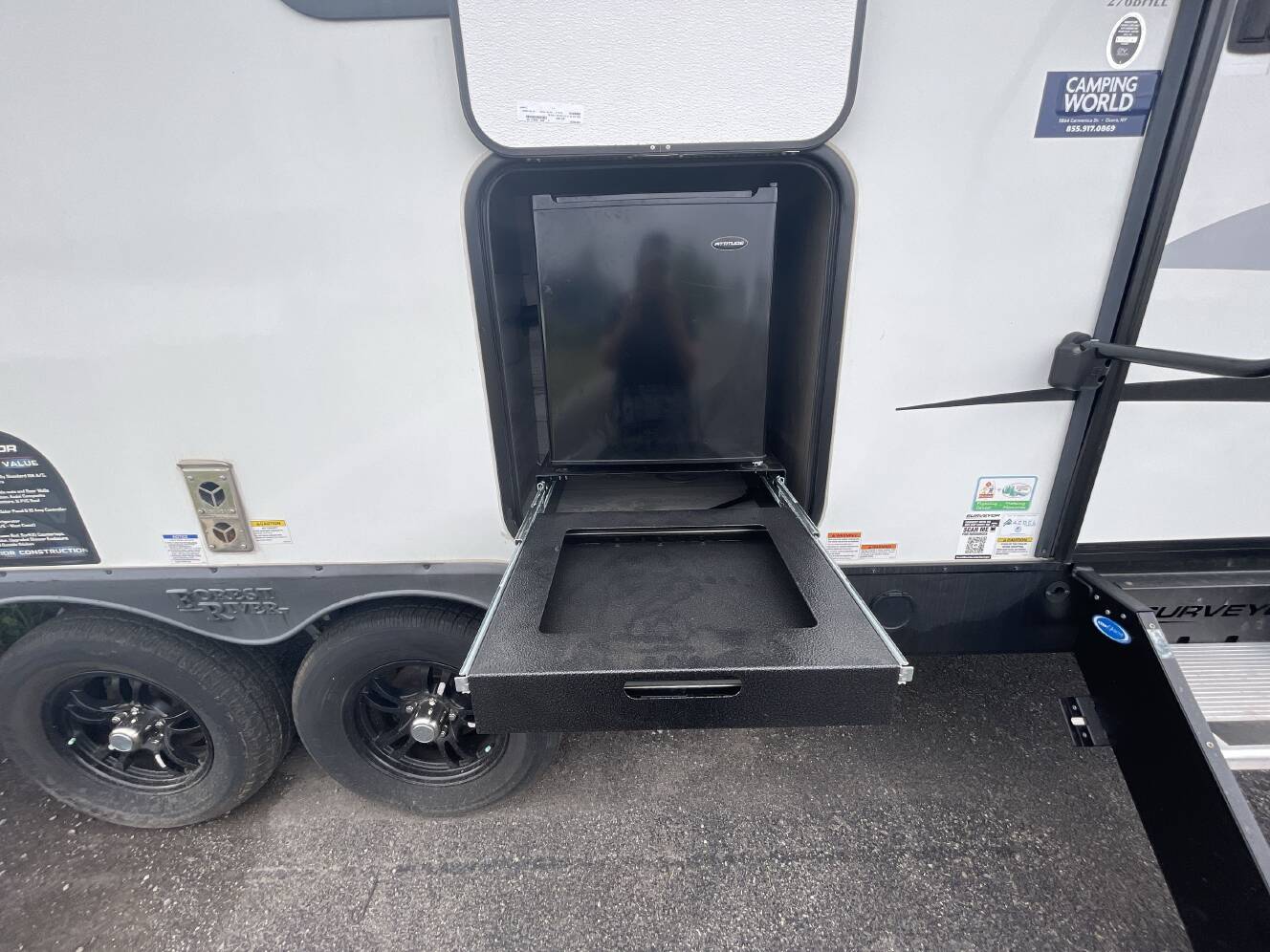 A photo of this 2022 Forest River SURVEYOR 276BHLE