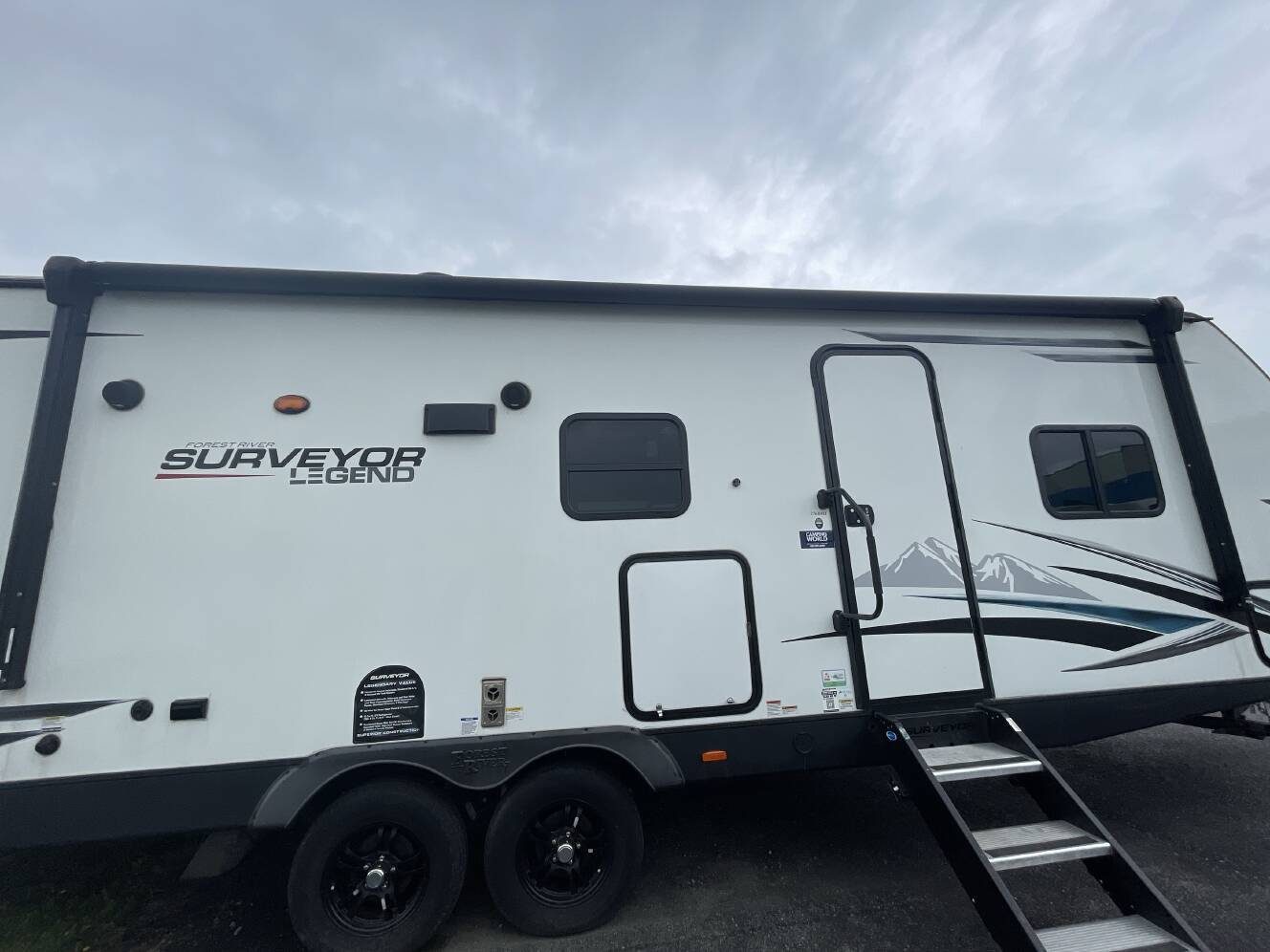 A photo of this 2022 Forest River SURVEYOR 276BHLE