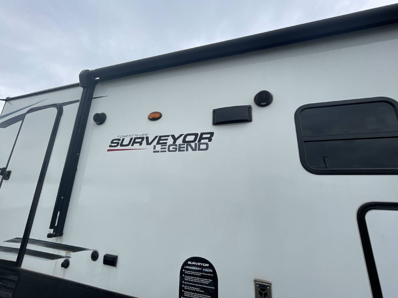 A photo of this 2022 Forest River SURVEYOR 276BHLE