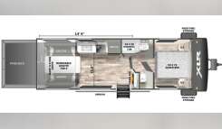 2022 Forest River XLR BOOST 25LRLE Travel Trailer Toy Hauler RV