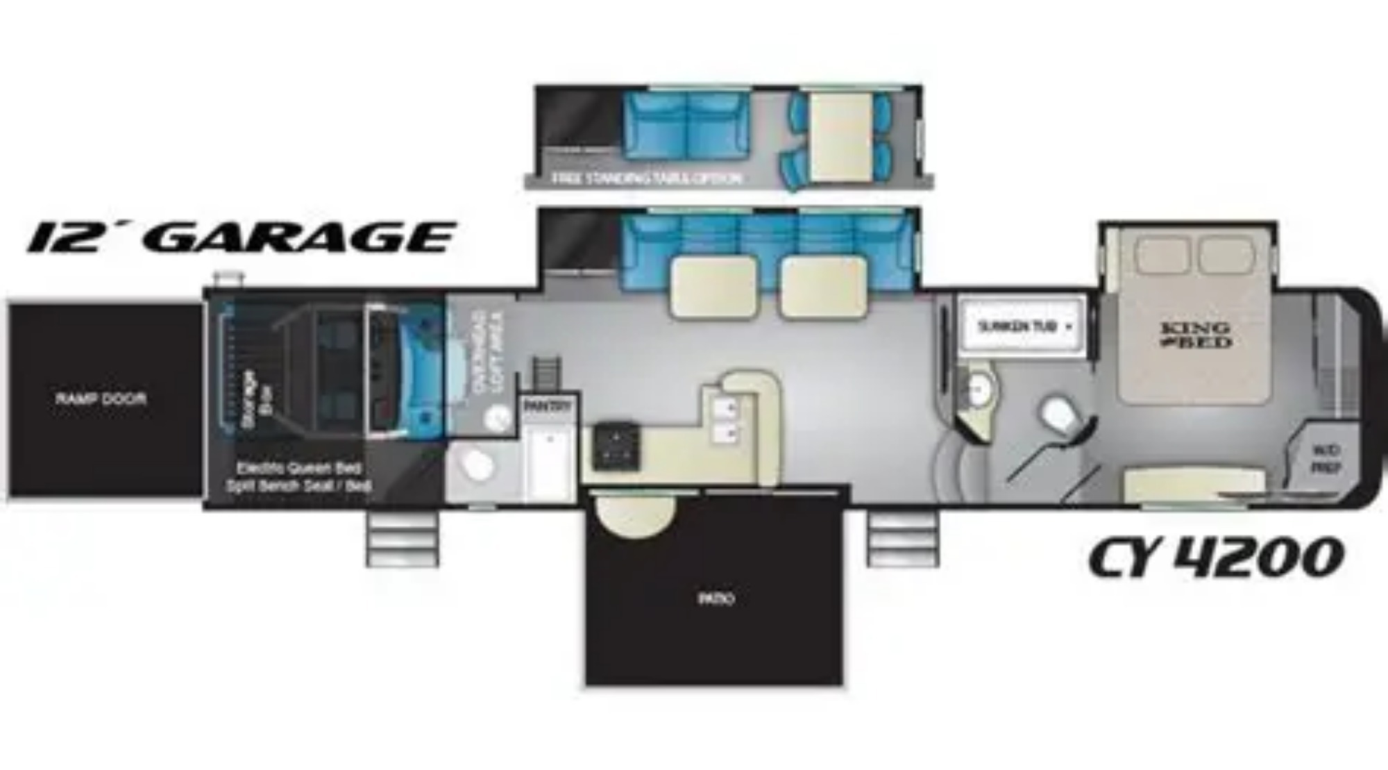 2018 Heartland CYCLONE 4200 Fifth Wheel Toy Hauler RV