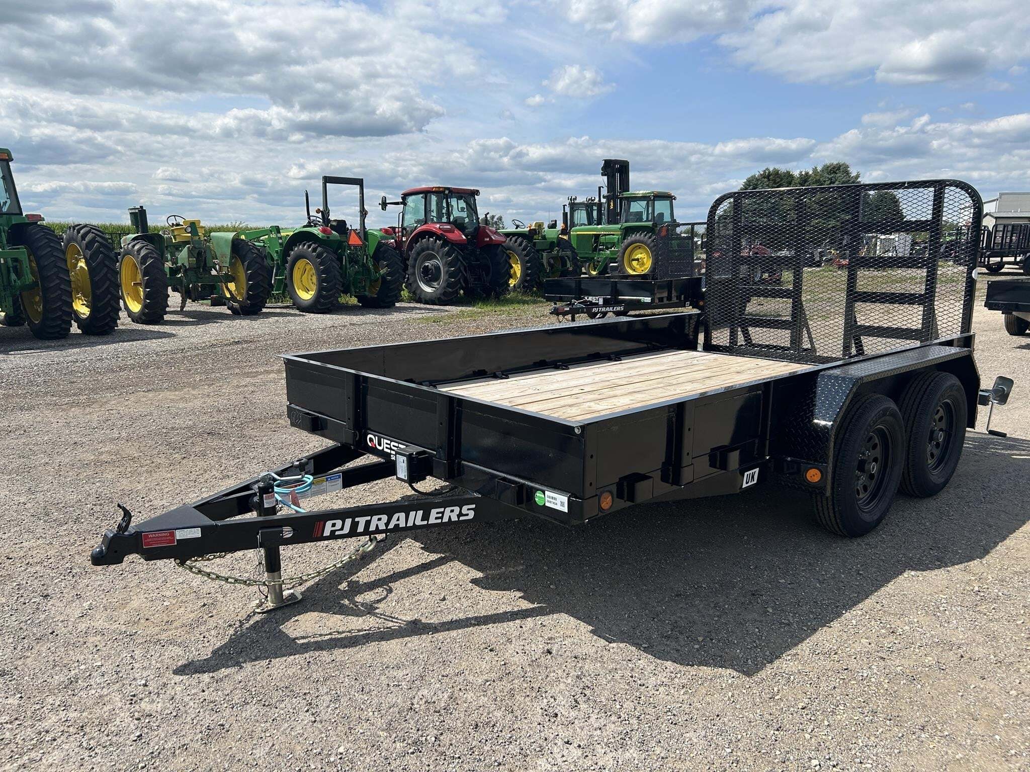 2026 PJ UK 77"X12' 7K TA UTILITY FLATBED TRAILER in Pecatonica, IL