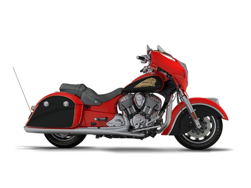 2017 Indian Motorcycle® Chieftain® Wildfire Red Over Thunder Black BASE in Augusta, ME