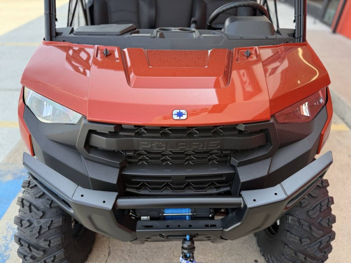 A photo of this 2026 Polaris RGR CREW XP 1000 PREMIUM ORANGE RUST Premium