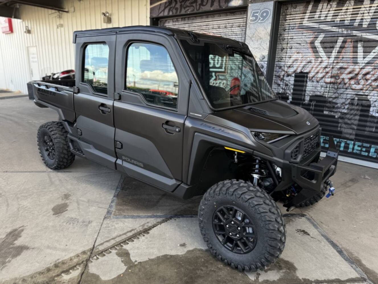 A photo of this 2026 Polaris RGR CREW XD 1500 NS PREMIUM SUPER GRAPHITE SMOKE